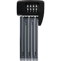 【新品・未使用】ABUS BORDO LITE 6055C（黒） Abus Bordo Lite 6055C Padlock, Unisex, Black, 60 cm - Amazon.com